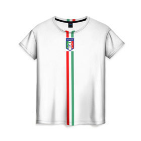 Женская футболка 3D с принтом Сборная Италии в Петрозаводске, 100% полиэфир ( синтетическое хлопкоподобное полотно) | прямой крой, круглый вырез горловины, длина до линии бедер | italy | италия