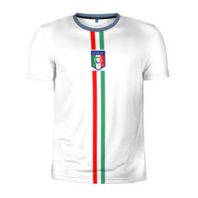 Мужская футболка 3D спортивная с принтом Сборная Италии в Петрозаводске, 100% полиэстер с улучшенными характеристиками | приталенный силуэт, круглая горловина, широкие плечи, сужается к линии бедра | italy | италия
