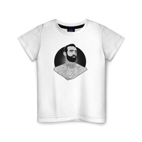 Детская футболка хлопок с принтом mcgregor в Петрозаводске, 100% хлопок | круглый вырез горловины, полуприлегающий силуэт, длина до линии бедер | connor | conor | mcgregor | mma | ufc | коннор | конор | мма