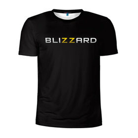 Мужская футболка 3D спортивная с принтом Blizzard не такой в Петрозаводске, 100% полиэстер с улучшенными характеристиками | приталенный силуэт, круглая горловина, широкие плечи, сужается к линии бедра | 