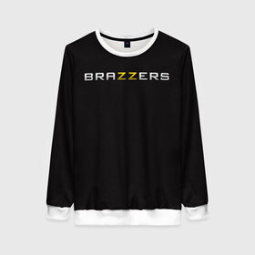 Женский свитшот 3D с принтом Brazzers в Петрозаводске, 100% полиэстер с мягким внутренним слоем | круглый вырез горловины, мягкая резинка на манжетах и поясе, свободная посадка по фигуре | 