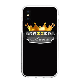 Чехол для iPhone XS Max матовый с принтом Brazzers awards в Петрозаводске, Силикон | Область печати: задняя сторона чехла, без боковых панелей | 