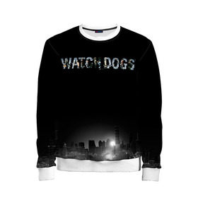 Детский свитшот 3D с принтом Watch Dogs 2 в Петрозаводске, 100% полиэстер | свободная посадка, прямой крой, мягкая тканевая резинка на рукавах и понизу свитшота | dogs | ubisoft | watch | watchdogs | псы | сторожевые | хакер
