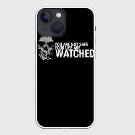 Чехол для iPhone 13 mini с принтом Watch Dogs 2 в Петрозаводске,  |  | dogs | ubisoft | watch | watchdogs | псы | сторожевые | хакер