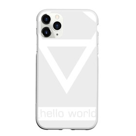 Чехол для iPhone 11 Pro матовый с принтом _hello world в Петрозаводске, Силикон |  | Тематика изображения на принте: watch dogs 2