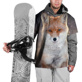 Накидка на куртку 3D с принтом Лиса в Петрозаводске, 100% полиэстер |  | animal | baby | fox | predator | red | sly | snow | view | wild | winter | взгляд | дикая | животное | зима | лиса | малыш | рыжая | снег | хитрая | хищник