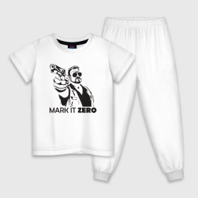 Детская пижама хлопок с принтом Walter Sobchak в Петрозаводске, 100% хлопок |  брюки и футболка прямого кроя, без карманов, на брюках мягкая резинка на поясе и по низу штанин
 | the big lebowski | walter sobchak | большой лебовски