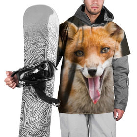 Накидка на куртку 3D с принтом Лиса в Петрозаводске, 100% полиэстер |  | animal | fox | look | predator | red | sly | wild | взгляд | дикая | животное | лиса | рыжая | хитрая | хищник