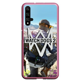 Чехол для Honor 20 с принтом Watch Dogs 2 в Петрозаводске, Силикон | Область печати: задняя сторона чехла, без боковых панелей | watchdogs