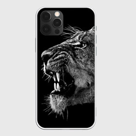 Чехол для iPhone 12 Pro Max с принтом Львица в Петрозаводске, Силикон |  | animal | fangs | head | lion | lioness | predator | teeth | wild | голова | дикая | животное | клыки | лев | львица | оскал | хищник