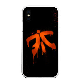 Чехол для iPhone XS Max матовый с принтом csgo - Fnatic (Black collection) в Петрозаводске, Силикон | Область печати: задняя сторона чехла, без боковых панелей | 0x000000123 | cs | csgo | fnatic | кс | ксго | фнатик