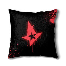 Подушка 3D с принтом cs:go - Astralis (Black collection) в Петрозаводске, наволочка – 100% полиэстер, наполнитель – холлофайбер (легкий наполнитель, не вызывает аллергию). | состоит из подушки и наволочки. Наволочка на молнии, легко снимается для стирки | 0x000000123 | astralis | cs | csgo | астралис | кс | ксго