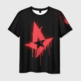 Мужская футболка 3D с принтом cs:go - Astralis (Black collection) в Петрозаводске, 100% полиэфир | прямой крой, круглый вырез горловины, длина до линии бедер | 0x000000123 | astralis | cs | csgo | астралис | кс | ксго