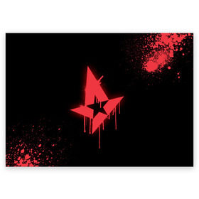 Поздравительная открытка с принтом cs:go - Astralis (Black collection) в Петрозаводске, 100% бумага | плотность бумаги 280 г/м2, матовая, на обратной стороне линовка и место для марки
 | Тематика изображения на принте: 0x000000123 | astralis | cs | csgo | астралис | кс | ксго