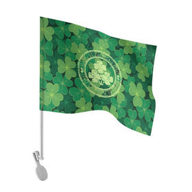 Флаг для автомобиля с принтом Ireland, Happy St. Patrick`s Day в Петрозаводске, 100% полиэстер | Размер: 30*21 см | background | clover | four | green | happy st. patricks day | holiday | ireland | leaf | petal | plant | print | зеленый | ирландия | клевер | лепесток | лист | печать | праздник | растение | счастливого святого патрика | фон | четыре