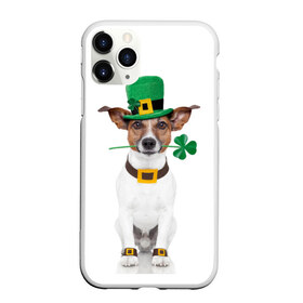 Чехол для iPhone 11 Pro матовый с принтом Ирландия в Петрозаводске, Силикон |  | animal | breed | clover | dog | folk | fun | funny | hat | hero | ireland | irish | saint patrick | герой | животное | ирландия | ирландский | клевер | народный | порода | прикол | святой патрик | собака | шляпа | шутка