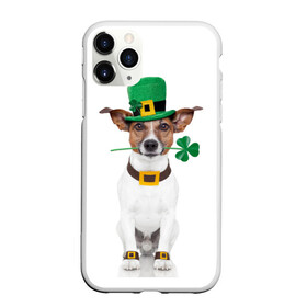 Чехол для iPhone 11 Pro Max матовый с принтом Ирландия в Петрозаводске, Силикон |  | animal | breed | clover | dog | folk | fun | funny | hat | hero | ireland | irish | saint patrick | герой | животное | ирландия | ирландский | клевер | народный | порода | прикол | святой патрик | собака | шляпа | шутка