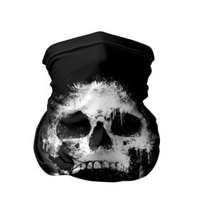 Бандана-труба 3D с принтом Evil Skull в Петрозаводске, 100% полиэстер, ткань с особыми свойствами — Activecool | плотность 150‒180 г/м2; хорошо тянется, но сохраняет форму | bone | dark | death | evil | hipster | skelet | skull | кости | скелет | темнота | хипстер | череп