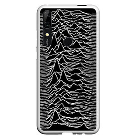 Чехол для Honor P Smart Z с принтом Joy Division Unknown Pleasures в Петрозаводске, Силикон | Область печати: задняя сторона чехла, без боковых панелей | joy division | альбом | волны | горы | линии | обложка | панк | рок