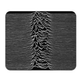 Коврик прямоугольный с принтом Joy Division. Unknown Pleasures в Петрозаводске, натуральный каучук | размер 230 х 185 мм; запечатка лицевой стороны | joy division | альбом | волны | горы | линии | обложка | панк | рок