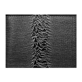 Обложка для студенческого билета с принтом Joy Division. Unknown Pleasures в Петрозаводске, натуральная кожа | Размер: 11*8 см; Печать на всей внешней стороне | joy division | альбом | волны | горы | линии | обложка | панк | рок