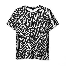 Мужская футболка 3D с принтом Текстовой арт в Петрозаводске, 100% полиэфир | прямой крой, круглый вырез горловины, длина до линии бедер | Тематика изображения на принте: 
