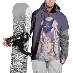 Накидка на куртку 3D с принтом Hipster в Петрозаводске, 100% полиэстер |  | Тематика изображения на принте: kindred | league of legends | lol | киндред | лига легенд | лол