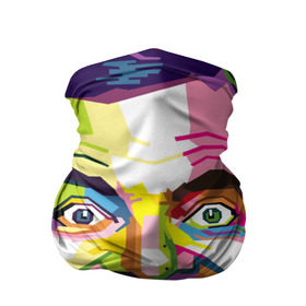 Бандана-труба 3D с принтом Роуэн Аткинсон в Петрозаводске, 100% полиэстер, ткань с особыми свойствами — Activecool | плотность 150‒180 г/м2; хорошо тянется, но сохраняет форму | Тематика изображения на принте: an englishman | bean | bright | color | comedian | look | mr | paint | pop   art | portrait | rowan atkinson | англичанин | бин | взгляд | комик | краски | мистер | поп   арт | портрет | роуэн аткинсон | цвета | яркие