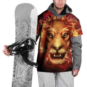 Накидка на куртку 3D с принтом Огненный лев в Петрозаводске, 100% полиэстер |  | animal | fire | flame | head | lion | look | predator | взгляд | голова | животное | лев | огненный | огонь | пламя | хищник