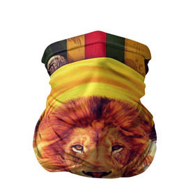 Бандана-труба 3D с принтом Ямайка лев в Петрозаводске, 100% полиэстер, ткань с особыми свойствами — Activecool | плотность 150‒180 г/м2; хорошо тянется, но сохраняет форму | jamaica | lion
