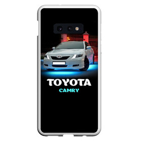 Чехол для Samsung S10E с принтом Toyota Camry в Петрозаводске, Силикон | Область печати: задняя сторона чехла, без боковых панелей | camry | toyota | авто. автомобиль | камри | машина | тачка | тойота