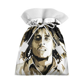 Подарочный 3D мешок с принтом Ямайка, Боб Марли в Петрозаводске, 100% полиэстер | Размер: 29*39 см | bob marley | reggae