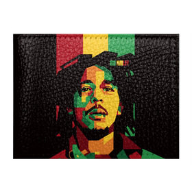 Обложка для студенческого билета с принтом Ямайка, Боб Марли в Петрозаводске, натуральная кожа | Размер: 11*8 см; Печать на всей внешней стороне | bob marley | reggae | регги
