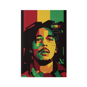 Обложка для паспорта матовая кожа с принтом Ямайка, Боб Марли в Петрозаводске, натуральная матовая кожа | размер 19,3 х 13,7 см; прозрачные пластиковые крепления | bob marley | reggae | регги