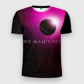 Мужская футболка 3D спортивная с принтом No Man`s Sky 1 в Петрозаводске, 100% полиэстер с улучшенными характеристиками | приталенный силуэт, круглая горловина, широкие плечи, сужается к линии бедра | 