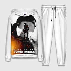 Женский костюм 3D (с толстовкой) с принтом Rise of the Tomb Raider 1 в Петрозаводске,  |  | Тематика изображения на принте: rise of the tomb raider | tomb raider | восхождение расхитительницы гробниц | расхитительница гробниц