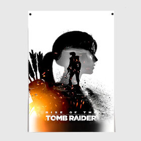 Постер с принтом Rise of the Tomb Raider 1 в Петрозаводске, 100% бумага
 | бумага, плотность 150 мг. Матовая, но за счет высокого коэффициента гладкости имеет небольшой блеск и дает на свету блики, но в отличии от глянцевой бумаги не покрыта лаком | rise of the tomb raider | tomb raider | восхождение расхитительницы гробниц | расхитительница гробниц