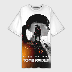 Платье-футболка 3D с принтом Rise of the Tomb Raider 1 в Петрозаводске,  |  | Тематика изображения на принте: rise of the tomb raider | tomb raider | восхождение расхитительницы гробниц | расхитительница гробниц
