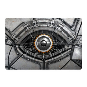 Магнитный плакат 3Х2 с принтом Android eye в Петрозаводске, Полимерный материал с магнитным слоем | 6 деталей размером 9*9 см | Тематика изображения на принте: robot | андроид | глаз | механизм | око | очи | робот