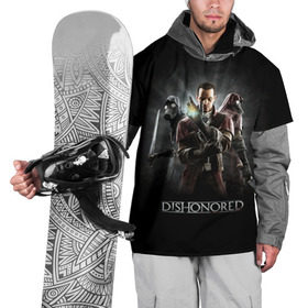 Накидка на куртку 3D с принтом Dishonored в Петрозаводске, 100% полиэстер |  | Тематика изображения на принте: dishonored