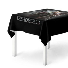 Скатерть 3D с принтом Dishonored в Петрозаводске, 100% полиэстер (ткань не мнется и не растягивается) | Размер: 150*150 см | Тематика изображения на принте: dishonored