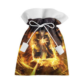 Подарочный 3D мешок с принтом The Witcher в Петрозаводске, 100% полиэстер | Размер: 29*39 см | Тематика изображения на принте: witcher | ведьмак | геральт