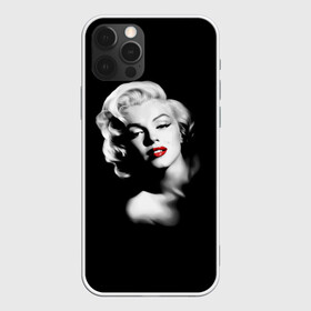 Чехол для iPhone 12 Pro с принтом Мэрилин Монро в Петрозаводске, силикон | область печати: задняя сторона чехла, без боковых панелей | marilyn monroe | актриса | блондинка | губы | звезда | кино | певица