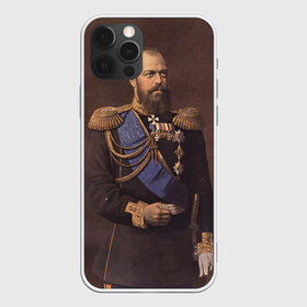 Чехол для iPhone 12 Pro Max с принтом Александр III Миротворец в Петрозаводске, Силикон |  | имерский царь