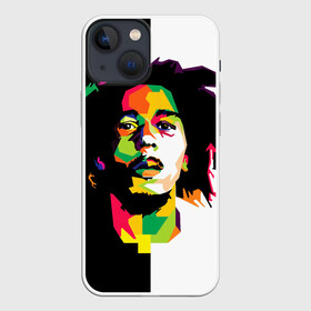 Чехол для iPhone 13 mini с принтом Bob Marley в Петрозаводске,  |  | боб марли | поп арт