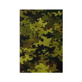 Обложка для паспорта матовая кожа с принтом Camouflage в Петрозаводске, натуральная матовая кожа | размер 19,3 х 13,7 см; прозрачные пластиковые крепления | Тематика изображения на принте: камуфляж | хаки