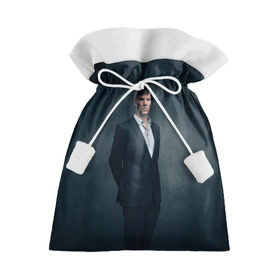 Подарочный 3D мешок с принтом Шерлок в Петрозаводске, 100% полиэстер | Размер: 29*39 см | benedict | cumberbatch | doctor watson | freeman | holmes | sherlock | бенедикт | доктор ватсон | камбербатч | мартин | фриман | холмс | шерлок