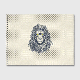 Альбом для рисования с принтом SWAG Lion в Петрозаводске, 100% бумага
 | матовая бумага, плотность 200 мг. | animal | cat | hipster | king | lion | животное | зверь | король | лев | очки | хипстер