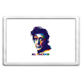 Магнит 45*70 с принтом Al Pacino в Петрозаводске, Пластик | Размер: 78*52 мм; Размер печати: 70*45 | актёр | аль пачино | артист | звезда | кино | киноактёр | кинозвезда | кинофильм | роль