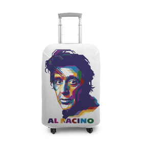 Чехол для чемодана 3D с принтом Al Pacino в Петрозаводске, 86% полиэфир, 14% спандекс | двустороннее нанесение принта, прорези для ручек и колес | актёр | аль пачино | артист | звезда | кино | киноактёр | кинозвезда | кинофильм | роль
